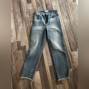 7 for all mankind HW cropped straight jeans